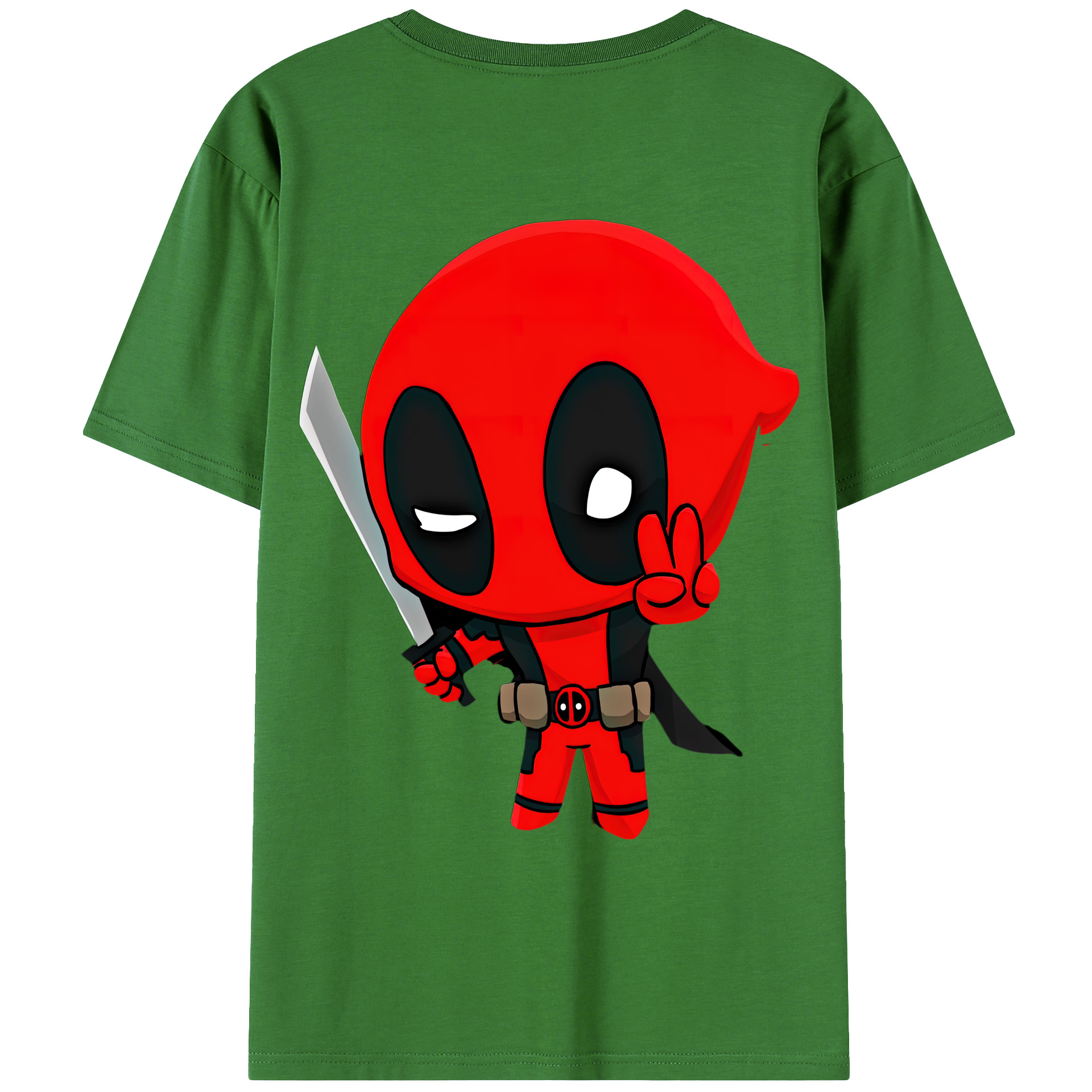 （画像用） Deadpool デッドプール レディース半袖Tシャツ(バックプリント)